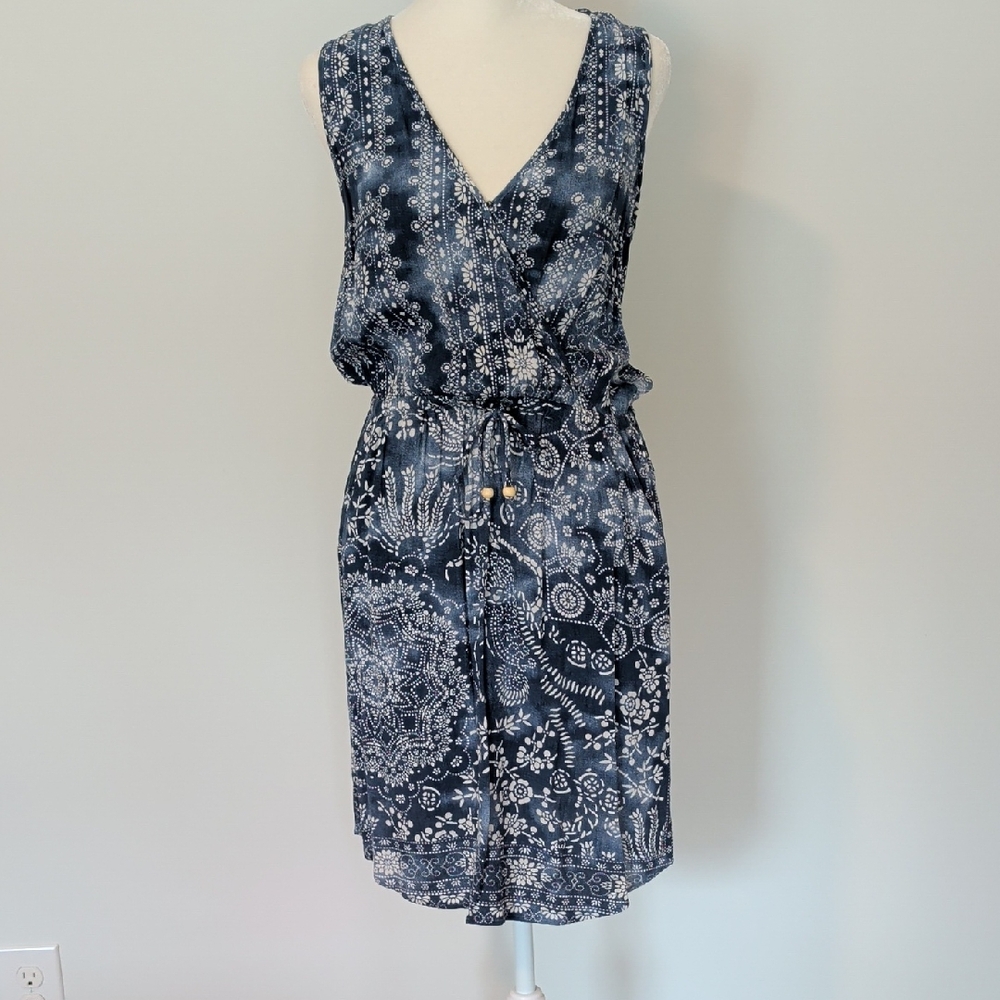 Karen Kane Blue Boho Dress